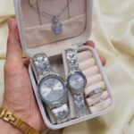 Chanbaili Collection Artificial Jewelry Gift Set Couple watch