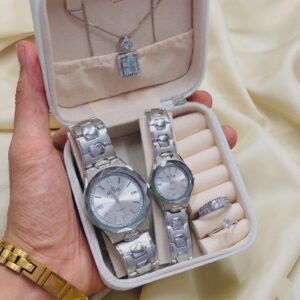 Chanbaili Collection Artificial Jewelry Gift Set Couple watch