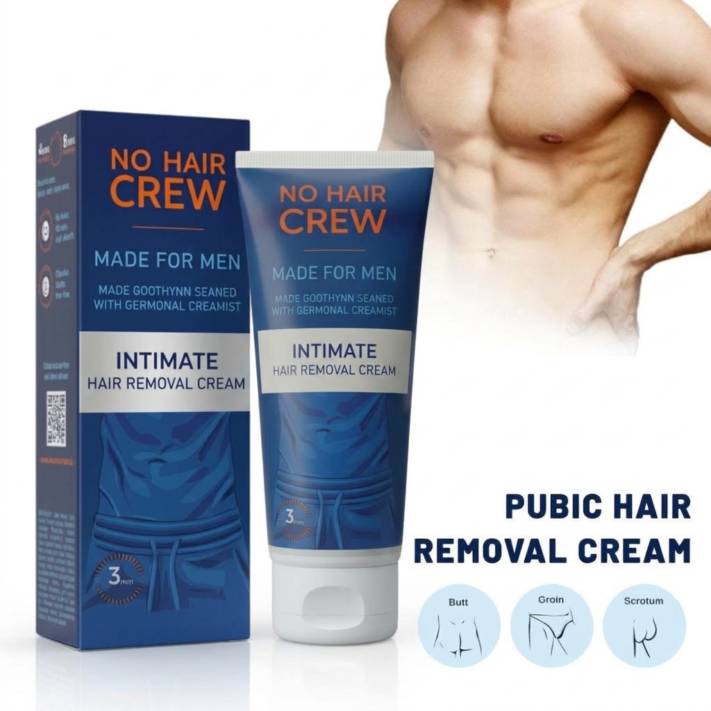 Men's Painless Hair Removal Cream