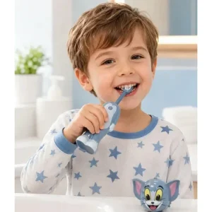 Tom & Jerry Toothbrush Disney Zootopia Scalable Toothbrush Cute Nick Judy Anime Figures Transformable Soft Bristled Toothbrush Fine Bristled Kids